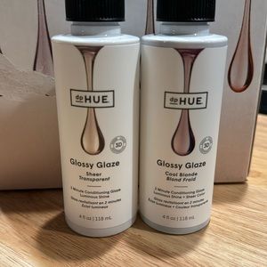 dp hue glossy glaze cool blonde blond froid & sheer transparent